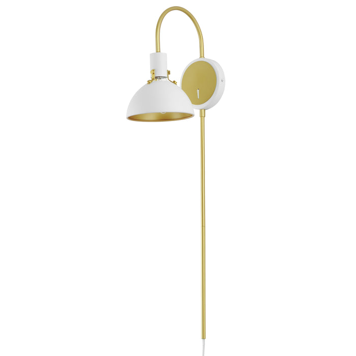 Maxim Dawn Pin Up Wall Sconce Model: 12041WTSBR