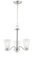 Maxim Vital 3-Light Chandelier Model: 12073FTSN