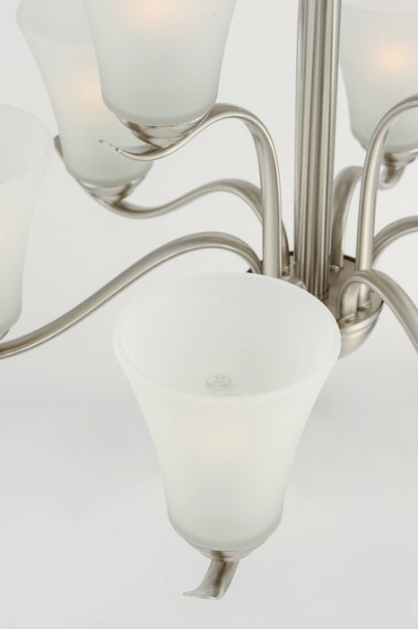 Maxim Vital 9-Light Chandelier Model: 12076FTSN