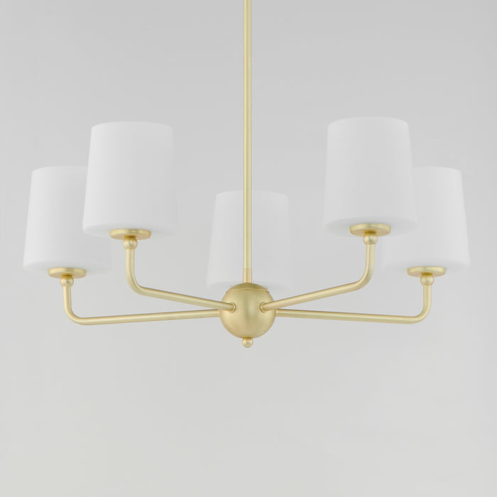 Maxim Bristol 5-Light Chandelier Model: 12095SWSBR