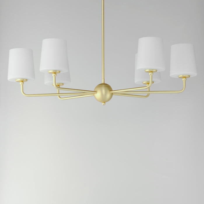 Maxim Bristol 6-Light Chandelier Model: 12096SWSBR