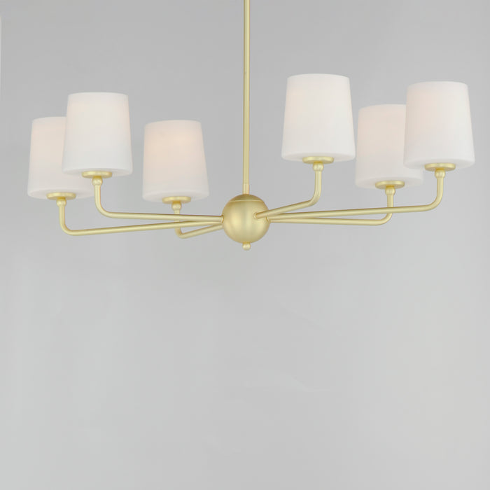 Maxim Bristol 6-Light Chandelier Model: 12096SWSBR