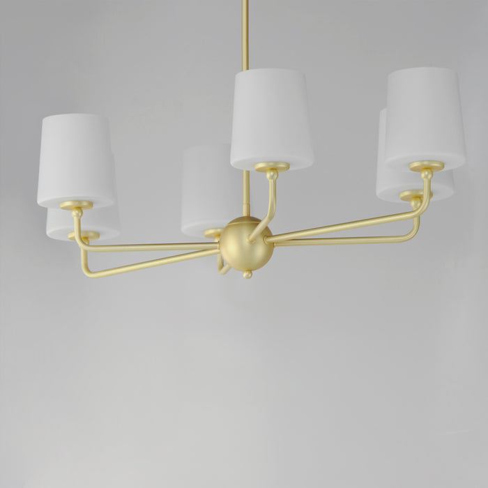 Maxim Bristol 6-Light Chandelier Model: 12096SWSBR