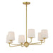 Maxim Bristol 6-Light Chandelier Model: 12096SWSBR