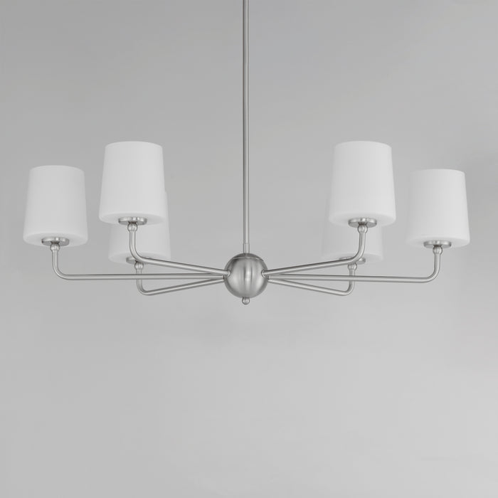 Maxim Bristol 6-Light Chandelier Model: 12096SWSN