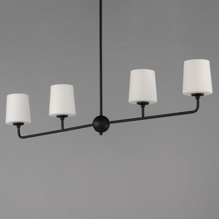 Maxim Bristol 4-Light Linear Chandelier Model: 12097SWAR