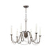 Maxim Plumette 6-Light Chandelier Model: 12166CHB