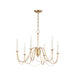 Maxim Plumette 6-Light Chandelier Model: 12166GL