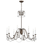 Maxim Plumette 8-Light Chandelier w Crystal Model: 12168CHB/CRY