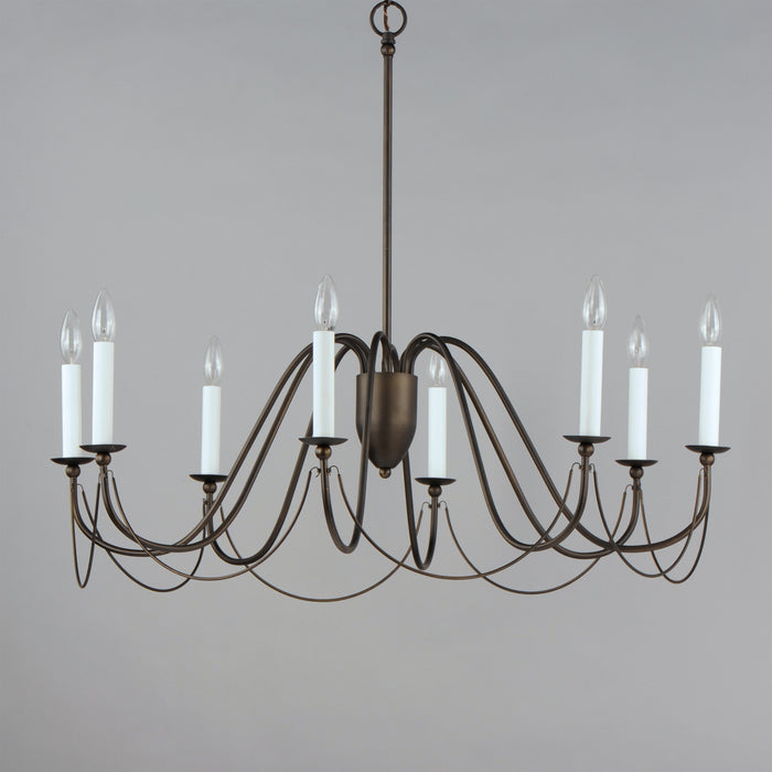 Maxim Plumette 8-Light Chandelier Model: 12168CHB