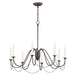 Maxim Plumette 8-Light Chandelier Model: 12168CHB