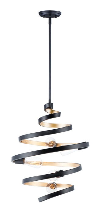 Maxim Twister 5-Light Pendant Model: 12236BKGLD