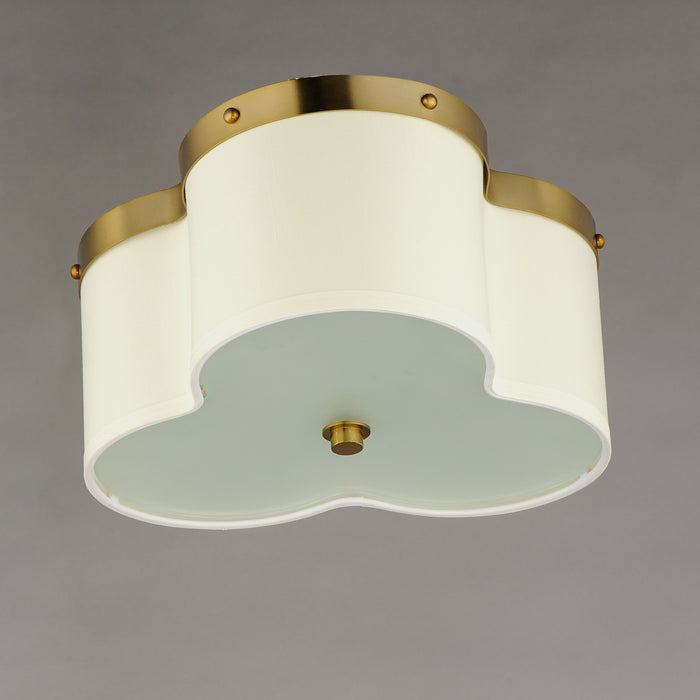 Maxim Clover 3-Light Flush Mount Model: 12243OFSBR