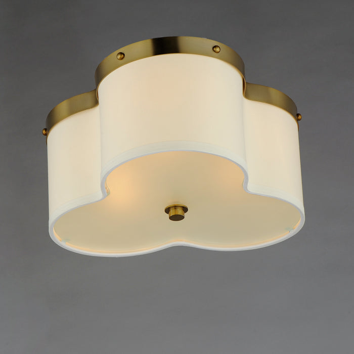 Maxim Clover 3-Light Flush Mount Model: 12243OFSBR