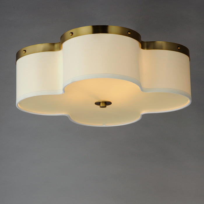 Maxim Clover 4-Light Flush Mount Model: 12244OFSBR