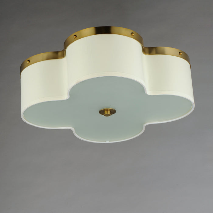 Maxim Clover 4-Light Flush Mount Model: 12244OFSBR