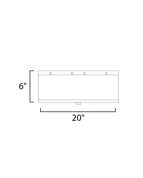 Maxim Clover 4-Light Flush Mount Model: 12244OFSBR