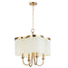 Maxim Clover 4-Light Chandelier Model: 12246OFSBR