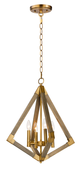 Maxim Vector 4-Light Pendant Model: 12252WOAB