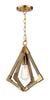 Maxim Vector 1-Light Pendant Model: 12259WOAB