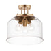 Maxim Acadia 3-Light Semi-Flush Mount Model: 12271CDHR