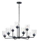 Maxim Acadia 9-Light Chandelier Model: 12277CDBK