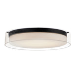 Maxim Duo 20'' Round LED Flush Mount Model: 12286CLSWBK