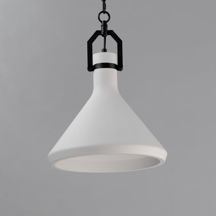 Maxim Lumi 13 White Plaster Pendant Model: 12383WTBK