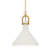 Maxim Lumi 13 White Plaster Pendant Model: 12383WTSBR