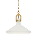 Maxim Lumi 16 White Plaster Pendant Model: 12386WTSBR