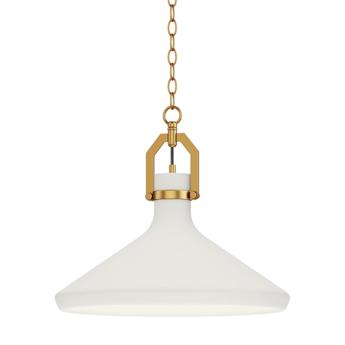 Maxim Lumi 16 White Plaster Pendant Model: 12386WTSBR