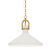 Maxim Lumi 16 White Plaster Pendant Model: 12386WTSBR