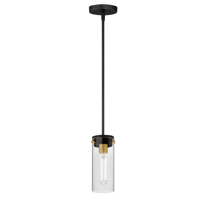 Maxim Pinn 1-Light Mini Pendant Model: 12406CLBKSBR