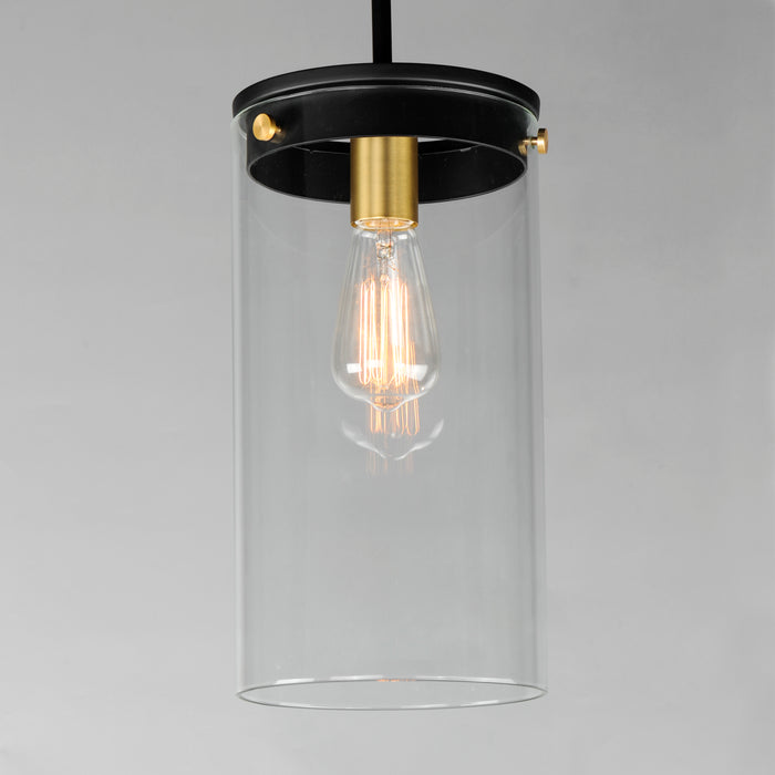 Maxim Pinn Large Single Pendant Model: 12408CLBKSBR