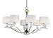 Maxim Rondo 8-Light Chandelier Model: 12758WTPN