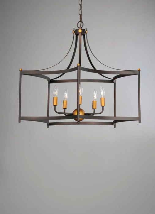 Maxim Wellington 5-Light Pendant Model: 13595OIAB