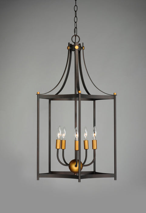 Maxim Wellington 5-Light Pendant Model: 13597OIAB