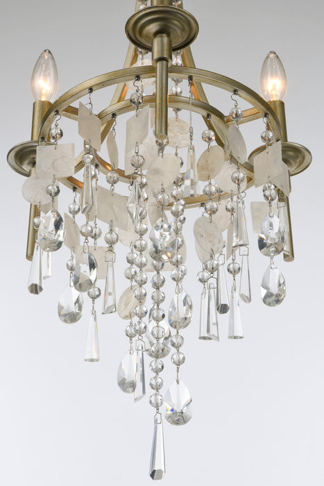 Maxim Cebu 3-Light Chandelier Model: 14423CZGS