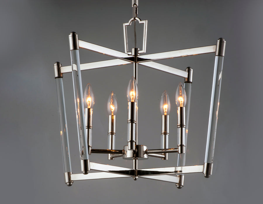 Maxim Lucent 5-Light Chandelier Model: 16103CLPN