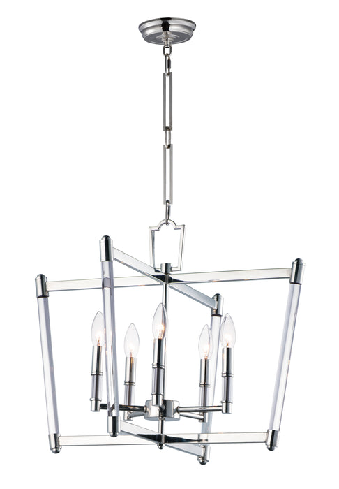 Maxim Lucent 5-Light Chandelier Model: 16103CLPN