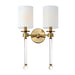 Maxim Lucent 2-Light Wall Sconce Model: 16108WTCLHR