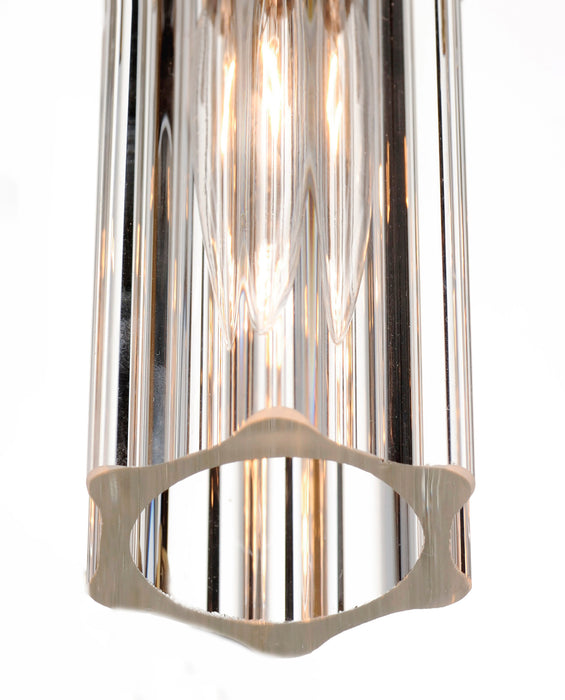 Maxim Flambeau 1-Light Mini Pendant Model: 16111CLBKAB