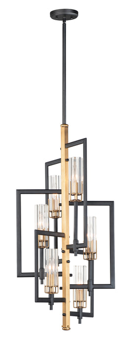 Maxim Flambeau 6-Light Chandelier Model: 16116CLBKAB