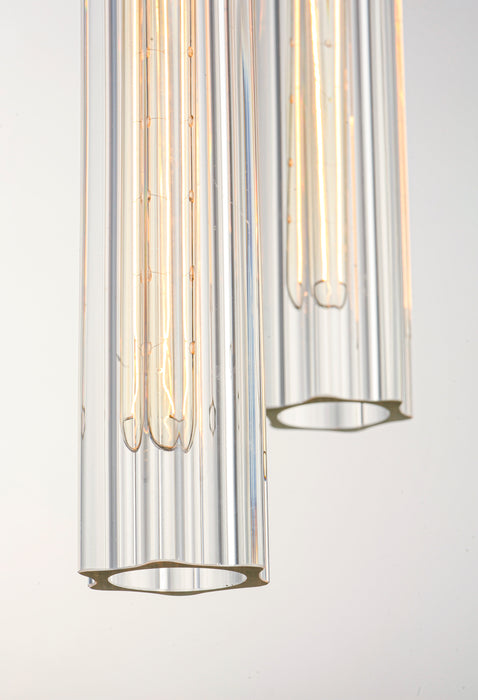 Maxim Flambeau 3-Light Pendant Model: 16123CLBKAB