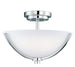 Maxim Rocco 3-Light Semi-Flush Mount Model: 20021SWPC