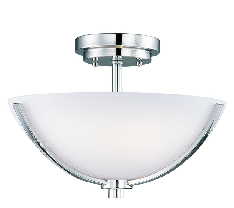 Maxim Rocco 3-Light Semi-Flush Mount Model: 20021SWPC