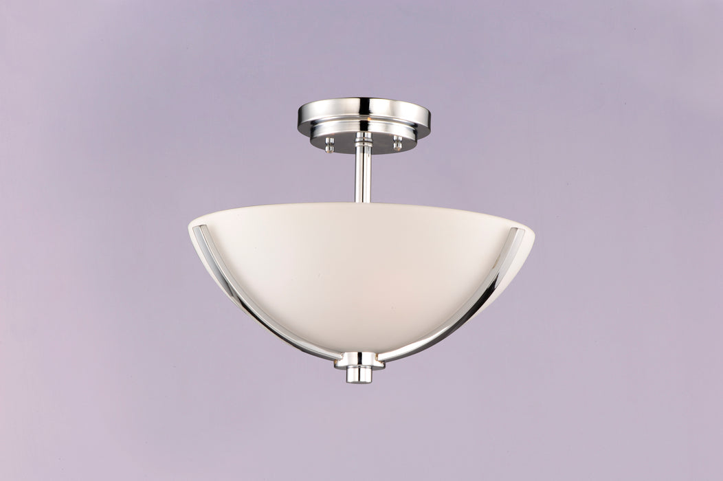 Maxim Deven 3-Light Semi-Flush Mount Model: 20031SWSN