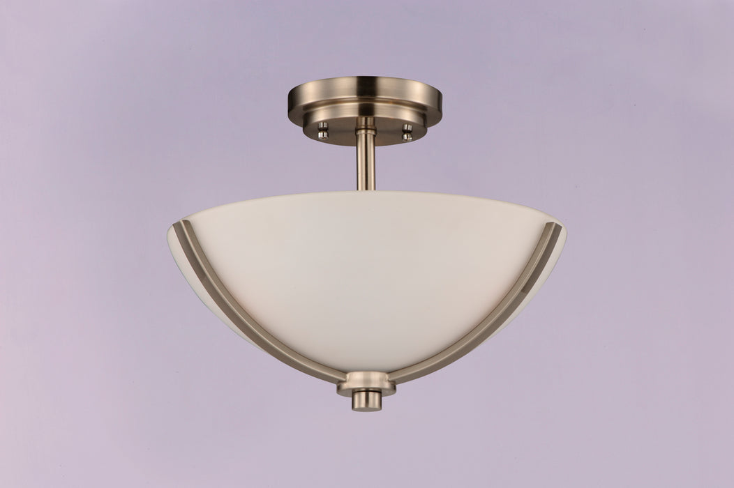 Maxim Deven 3-Light Semi-Flush Mount Model: 20031SWSN