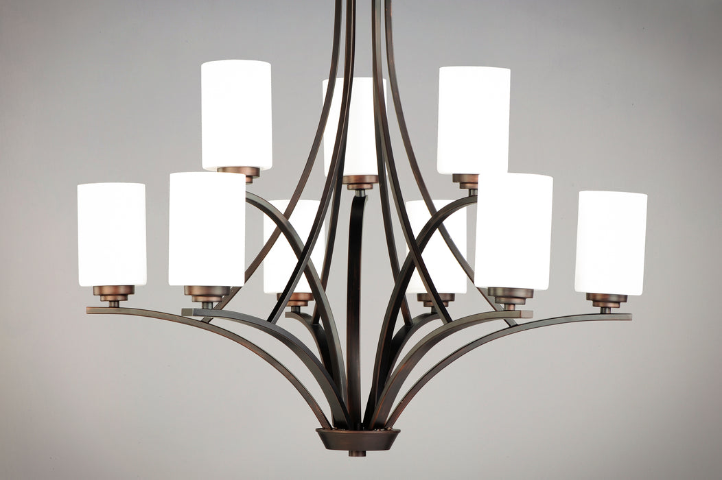 Maxim Deven 9-Light Chandelier Model: 20036SWOI