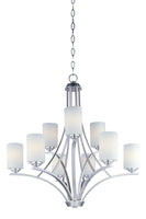 Maxim Deven 9-Light Chandelier Model: 20036SWSN